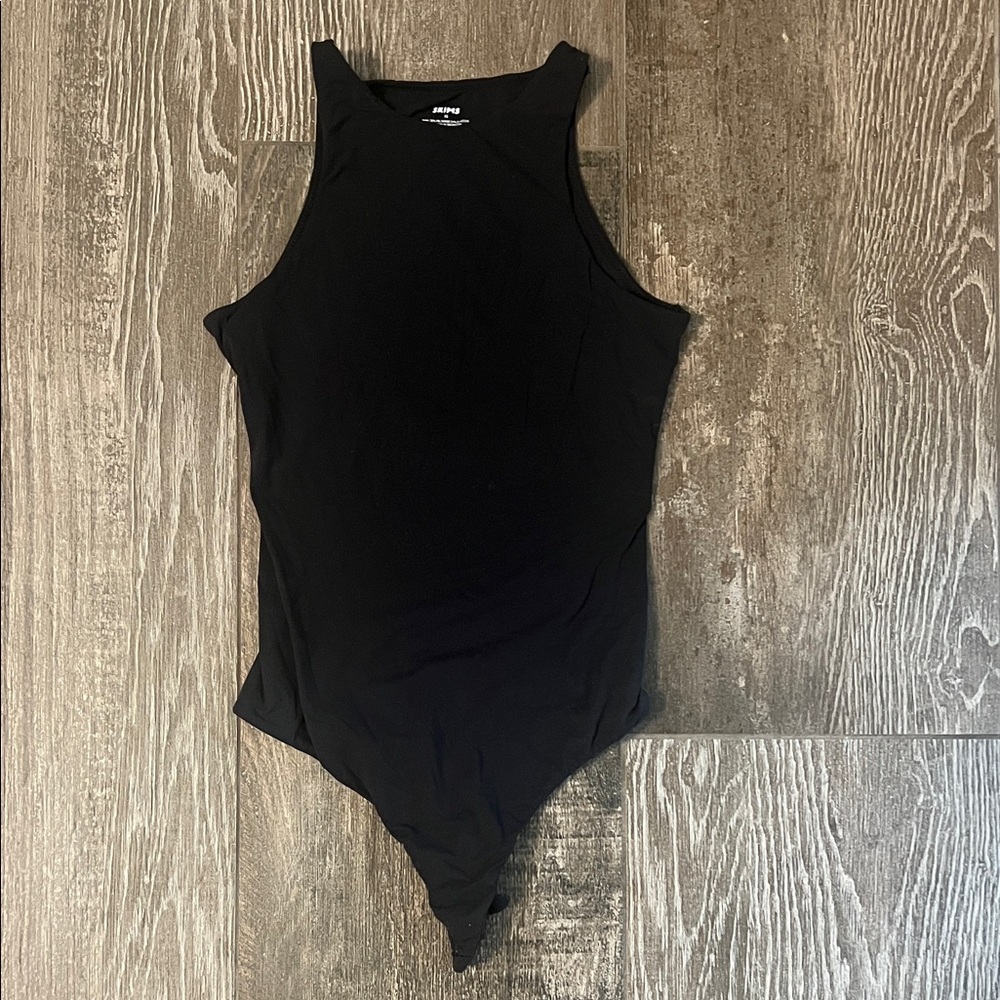 Skims Black High Neck Bodysuit Size xs